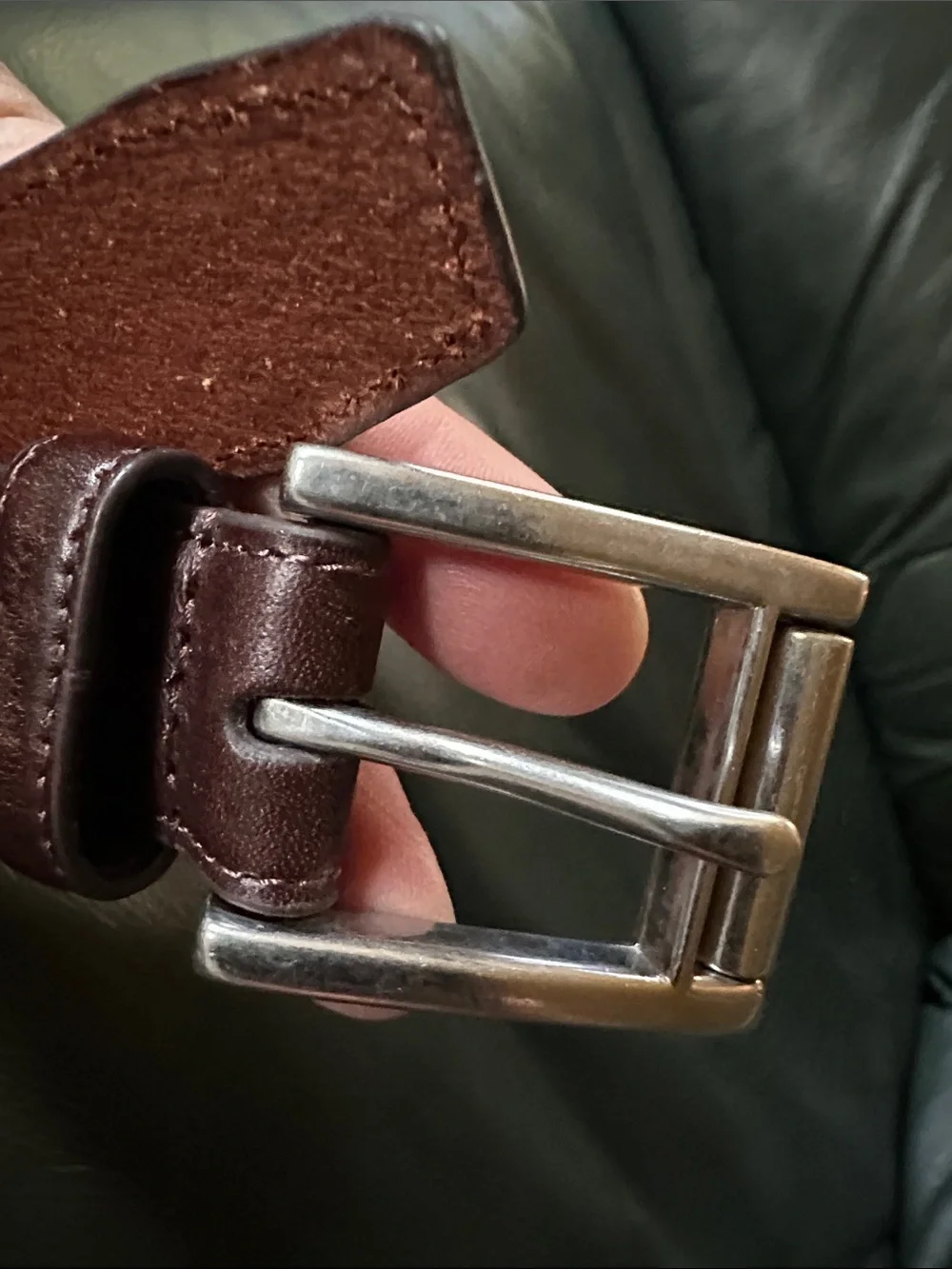 Lauren Ralph Lauren New Leather Men's Belt in Brown